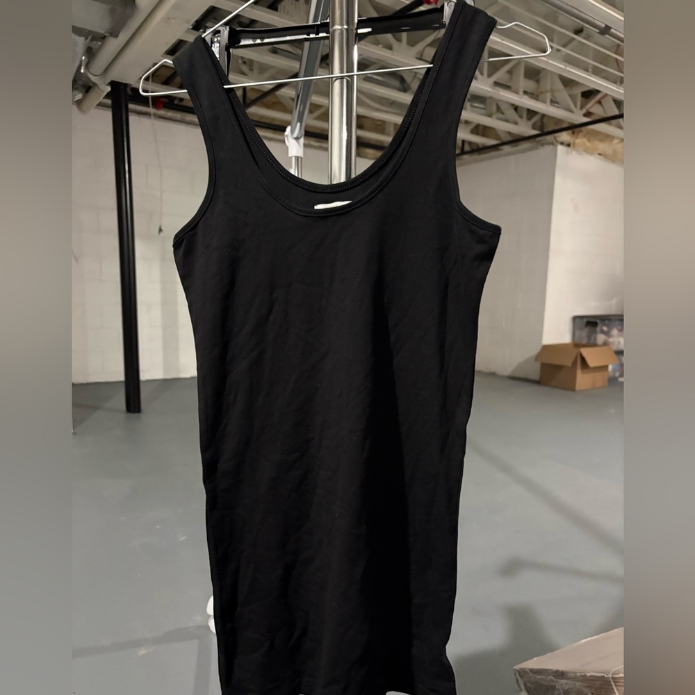 BP Women's wide straps Black long camisole M